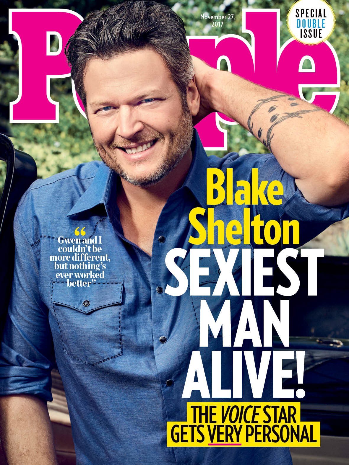 Blake Shelton Voted 2017 S Sexiest Man Alive